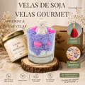 Aprende hacer velas de soja y velas Gourmet + 2 bonos y genera ingresos al mes